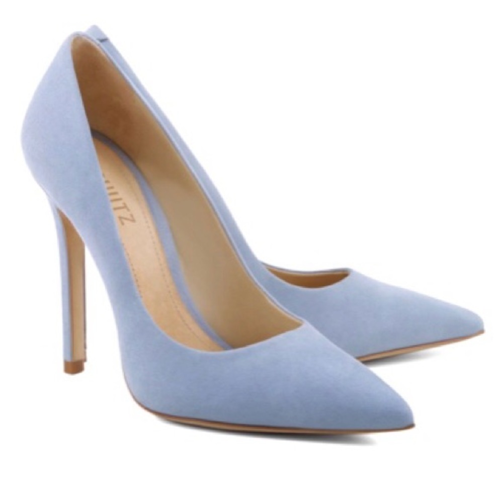 NIB! SCHUTZ GILBERTA JEANS PUMPS 7.5 MAKE AN OFFER